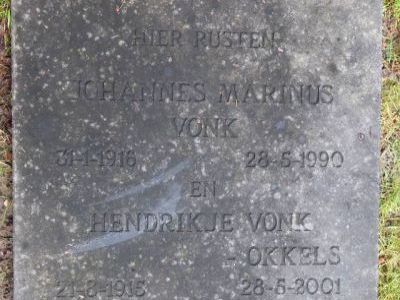 Hendrikje Okkels, begraafplaats Rusthof, Leusden