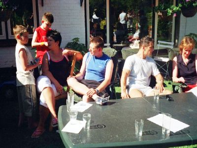 Overzicht familiedag familie Bouwman