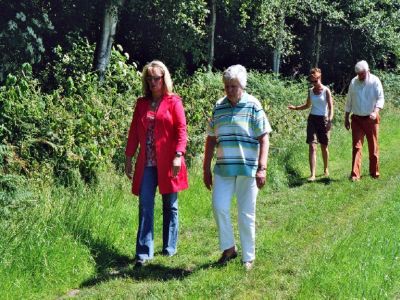 De traditionele wandeling familiedag familie Bouwman