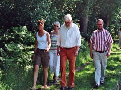 De traditionele wandeling familiedag familie Bouwman
