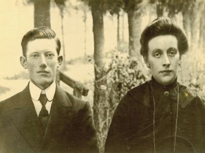 Jan Bouwman en Roelfien Timmerman verlovingstijd