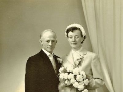 trouwfoto Harm Uilders en Jantje Bouwman