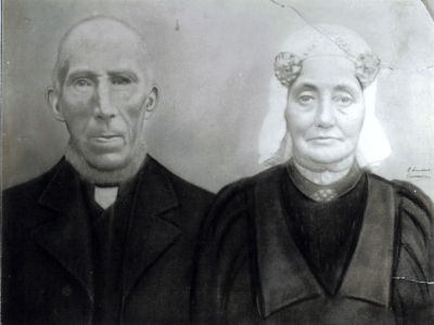 Hindrik Bouwman (1844-1916) en Jobkien Bruins (1852-1932)