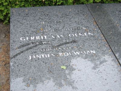 Gerrit van Oenen cementary Nieuw-Amsterdam